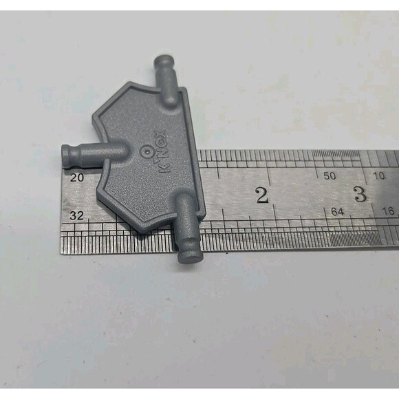 29 K'NEX Small Silver Gray & Blue Triangle Panels Plates 2.25" Replacement Parts - Picture 7 of 7